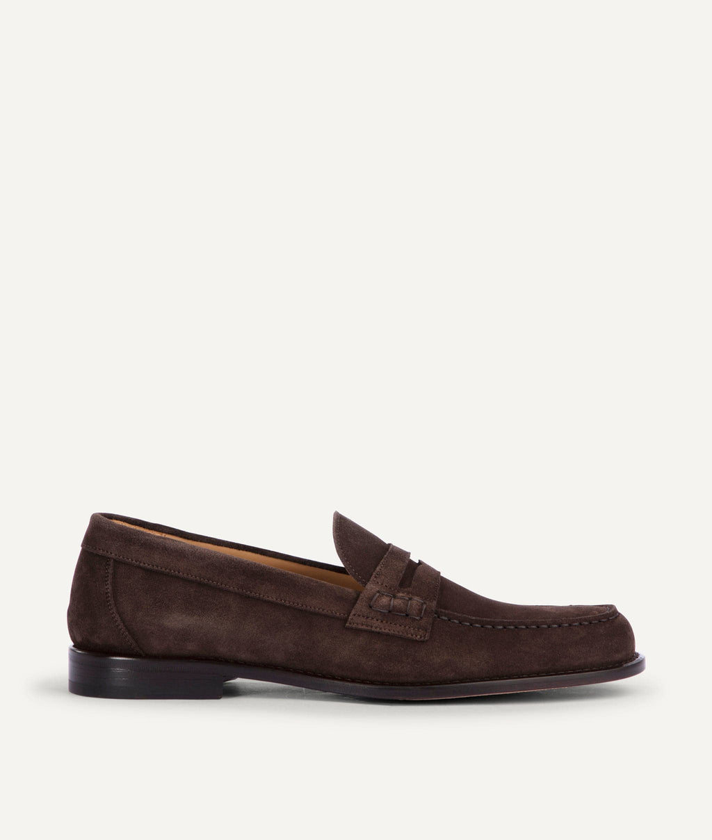 Penny Loafer in Suede ETIQL