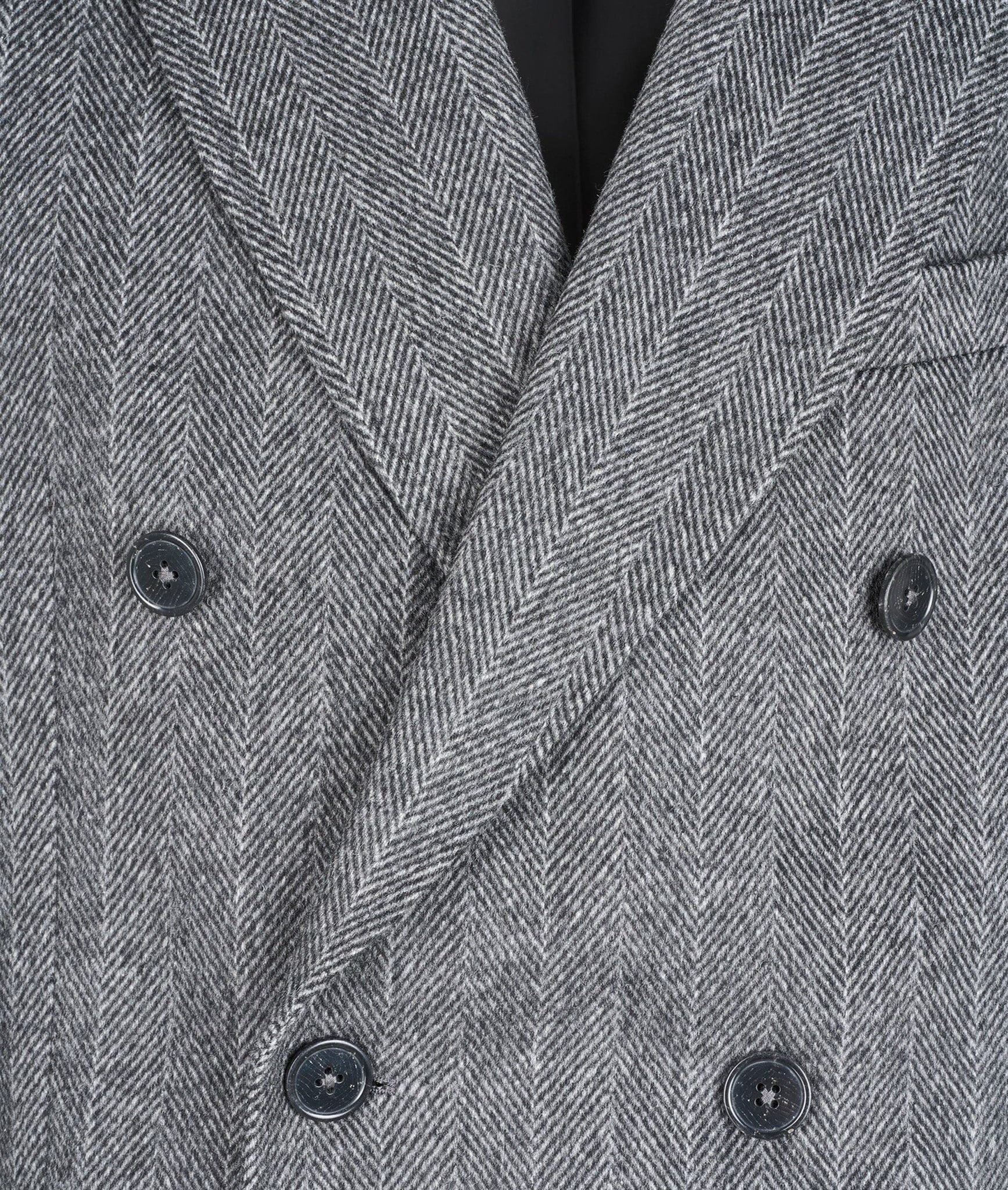 Double-Breasted Coat in Lanificio Fortex