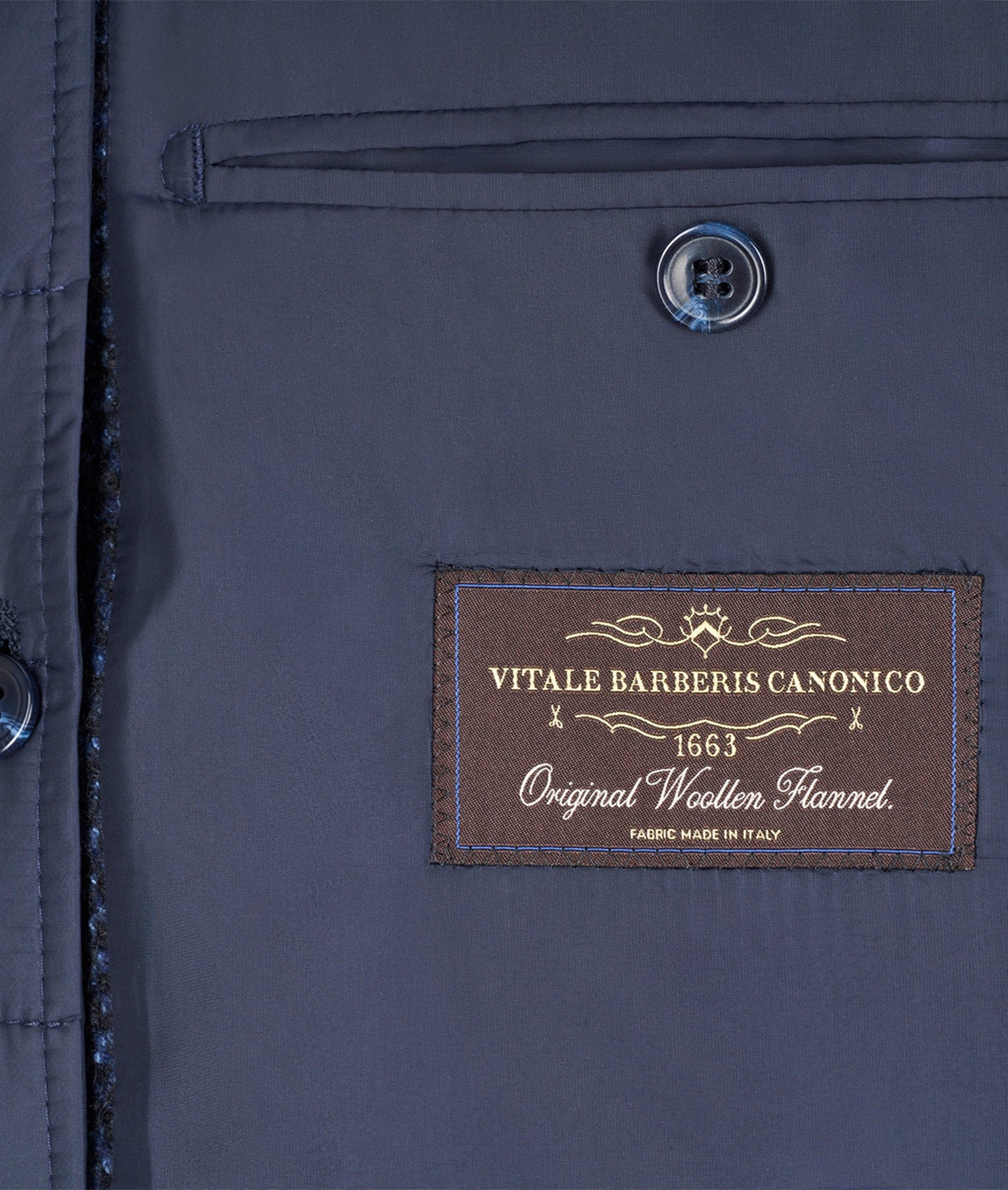 Coat in Vitale Barberis Canonico Wool