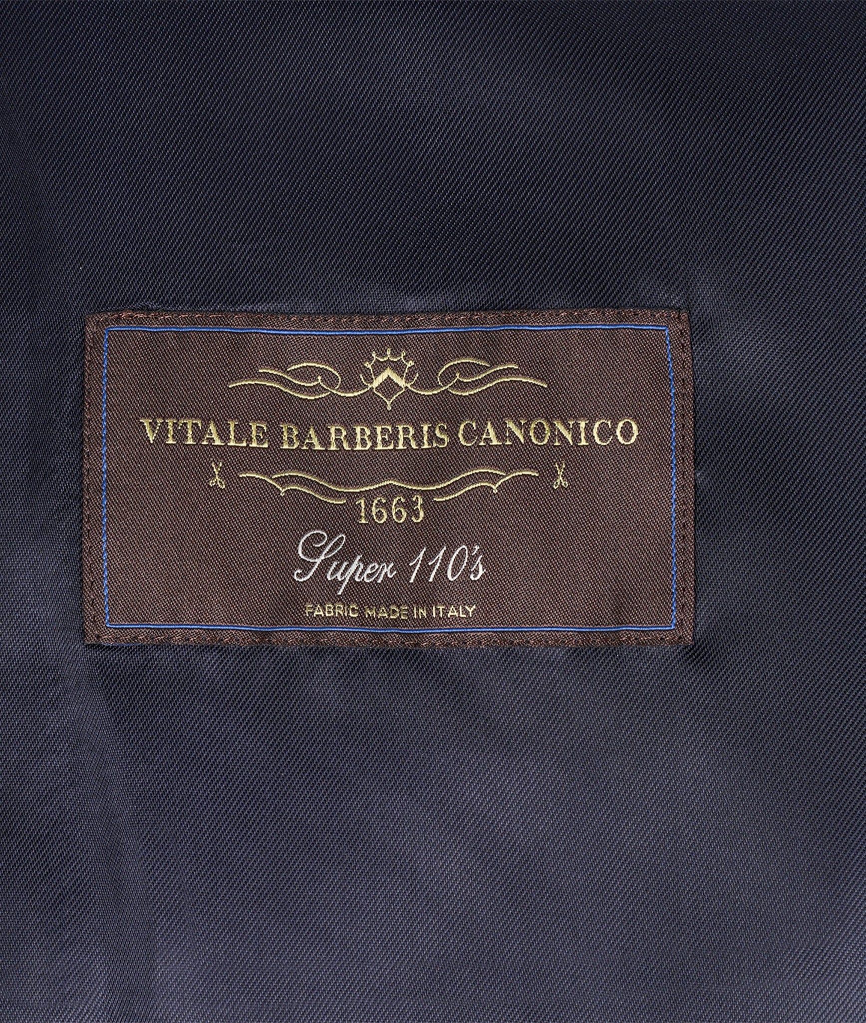 Single-Breasted Suit in Vitale Barberis Canonico Super 110’s Wool