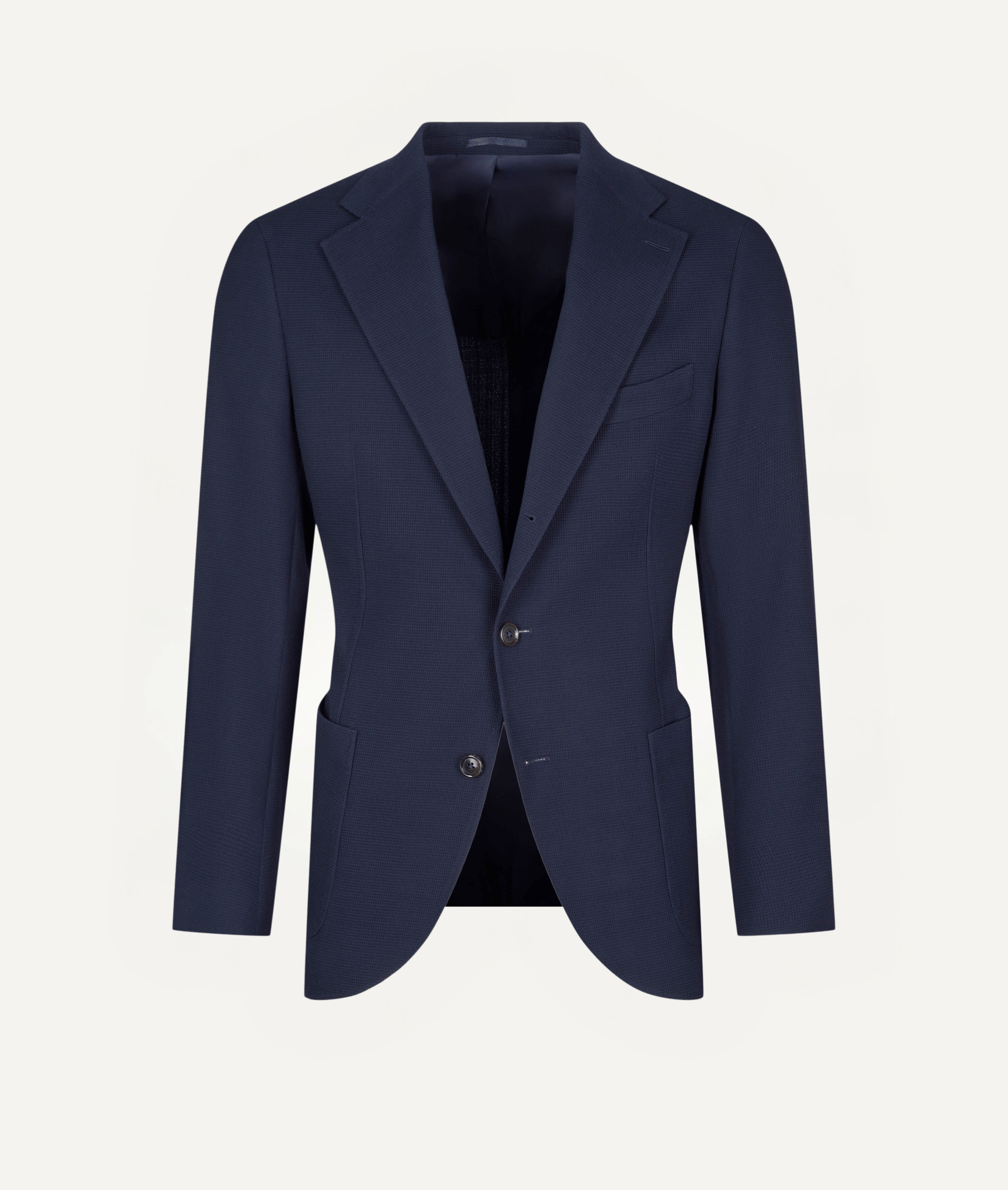 Single-Breasted Sportive Jacket in Zignone Wool