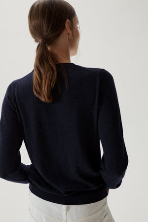 Midnight Blue | The Ultrasoft Wool Round-Neck