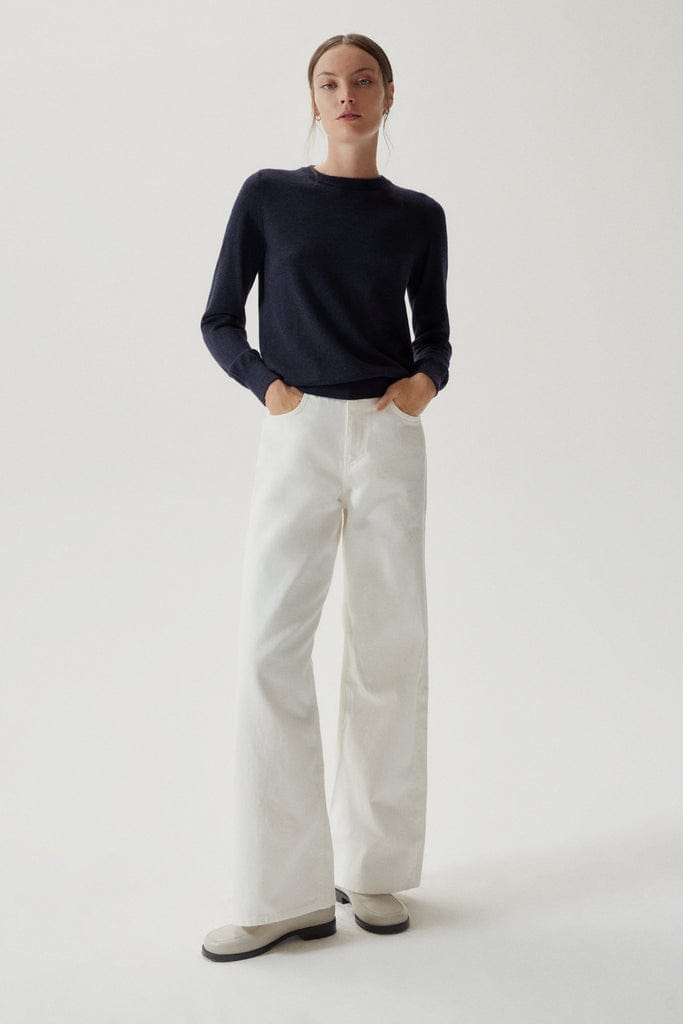 Midnight Blue | The Ultrasoft Wool Round-Neck
