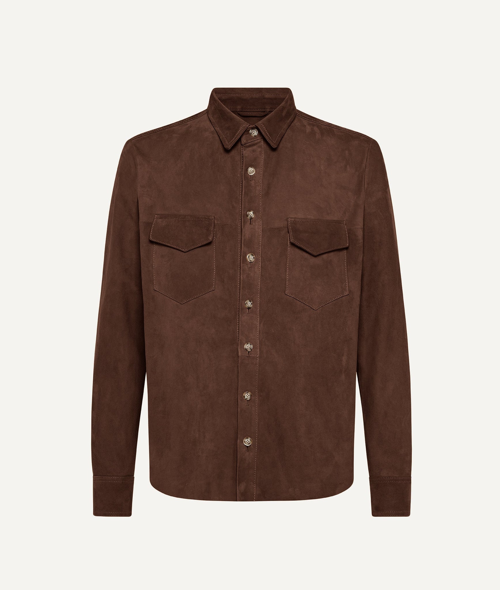 Leather Shirt in Suede