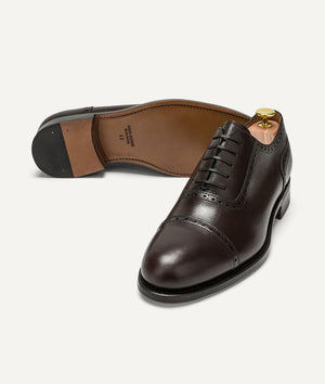 Oxford Half Brogue in Calf Leather