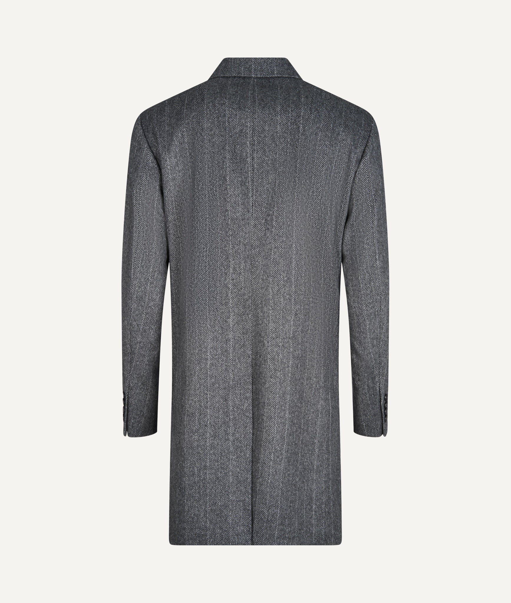 Double-Breasted Coat in Lanificio Fortex