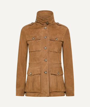 Safari Trench in Suede