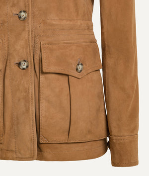 Safari Trench in Suede