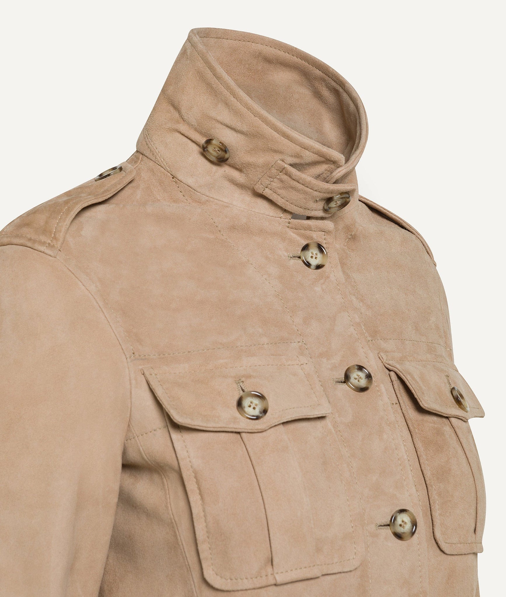 Safari Trench in Suede