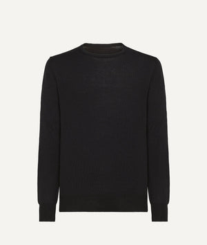 Roundneck Sweater in Extrafine Merino Wool
