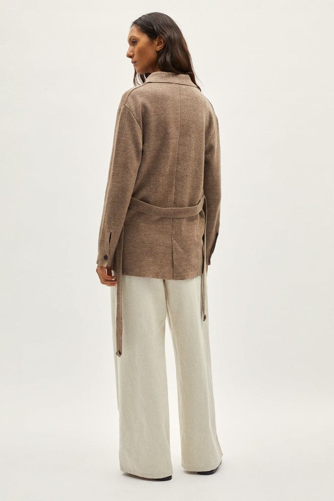 the linen cotton sahariana jacket rope