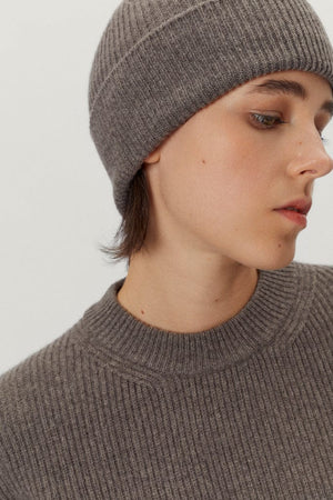 The Woolen Ribbed Beanie