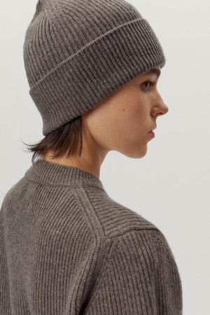 The Woolen Ribbed Beanie