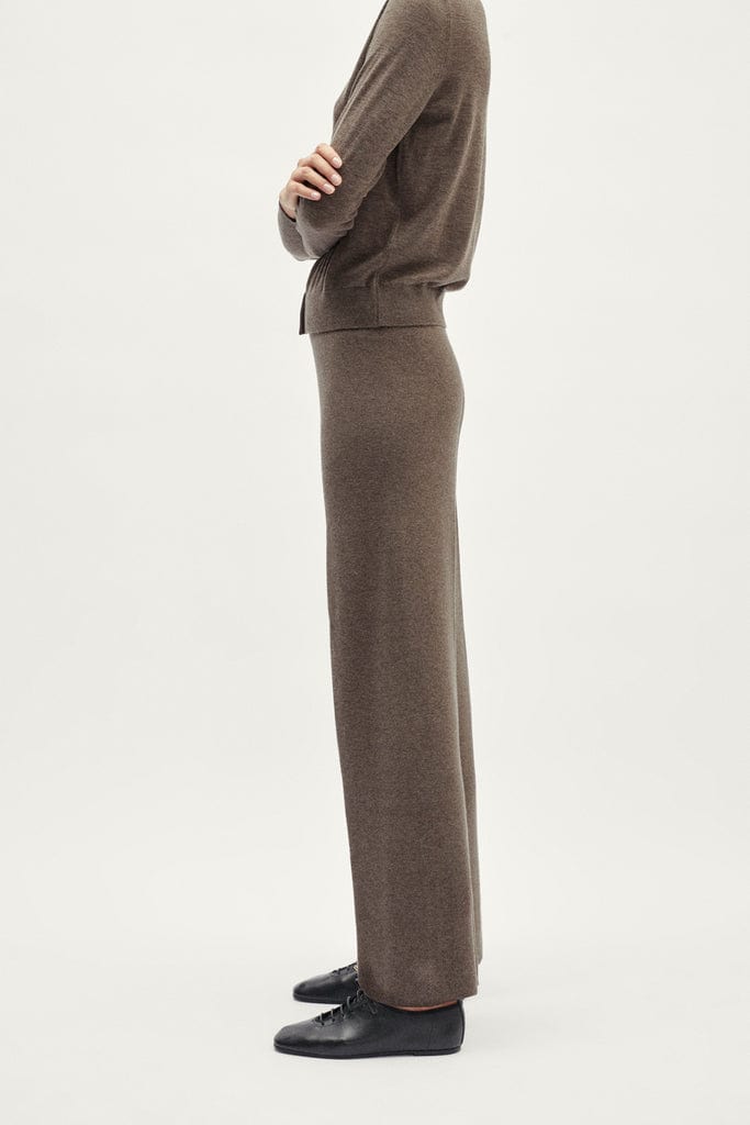 The Ultrasoft Wool Palazzo Pants - brown