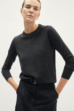 The Ultrasoft Wool Round-Neck - grey