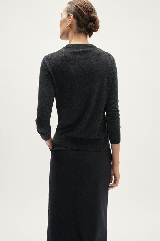 The Ultrasoft Wool Round-Neck - grey