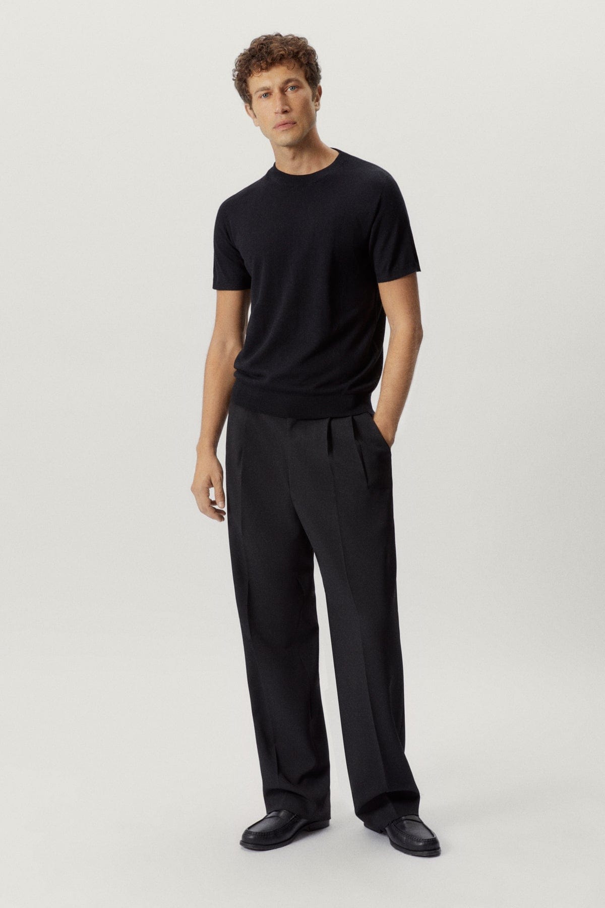 Black | The Ultrasoft Wool T-Shirt