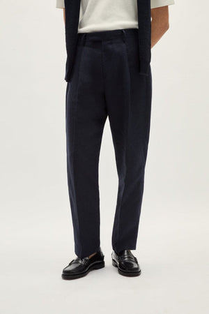 Blue Navy | The Linen Twill Pants