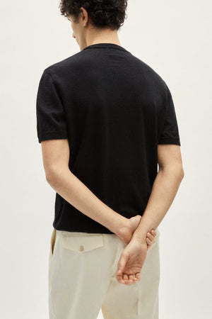 The Linen Cotton Knit T-Shirt