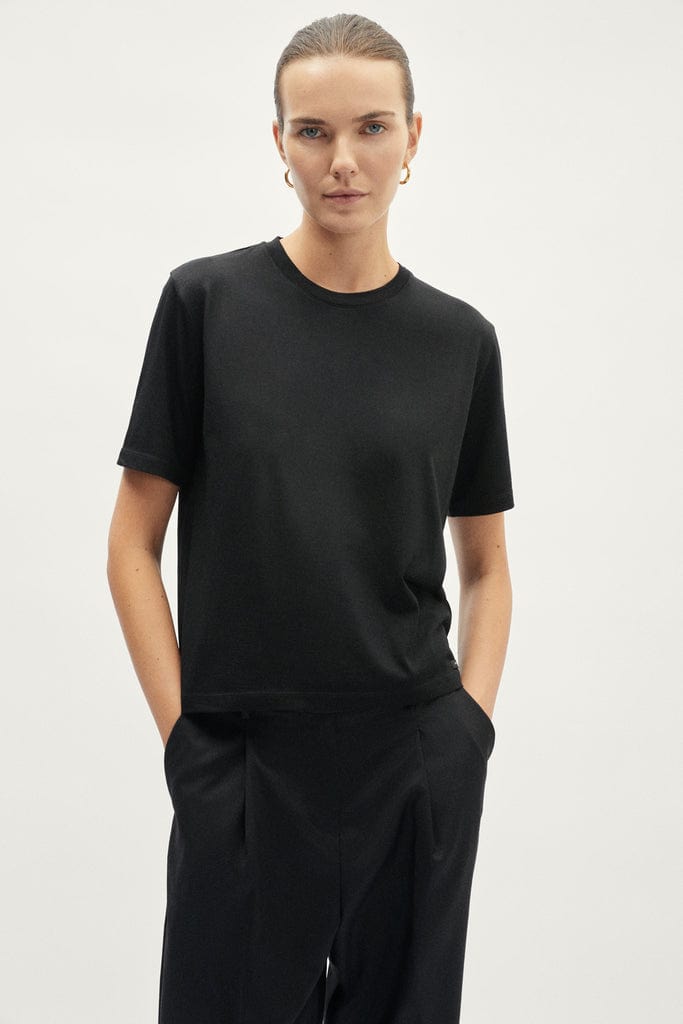 The Active Wool Tee - black