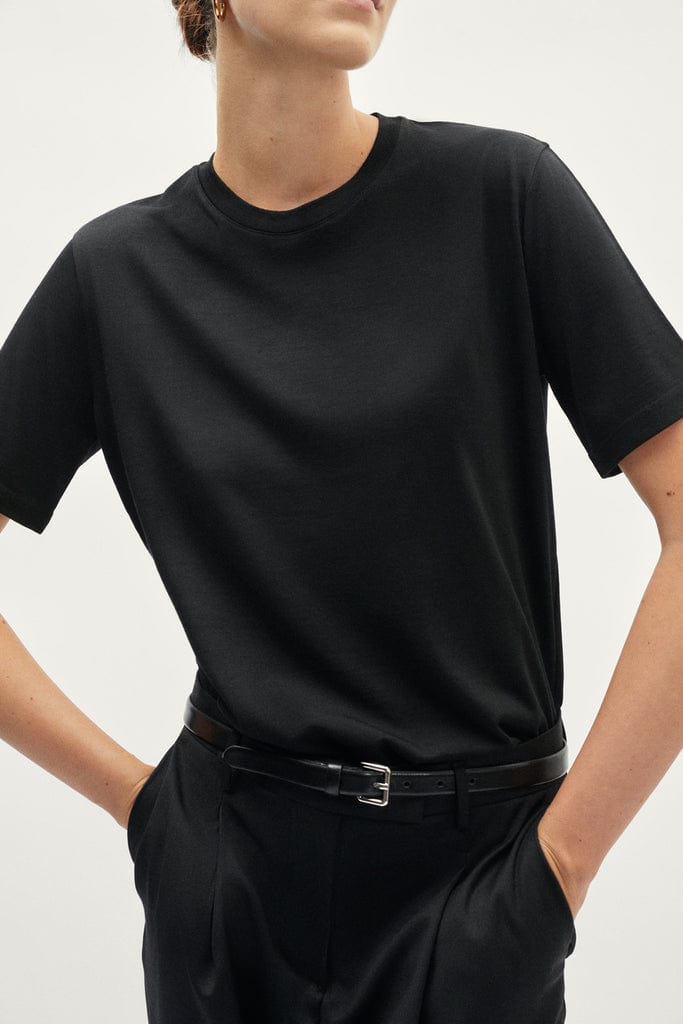 The Active Wool Tee - black