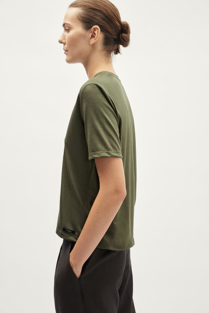 The Active Wool Tee - green