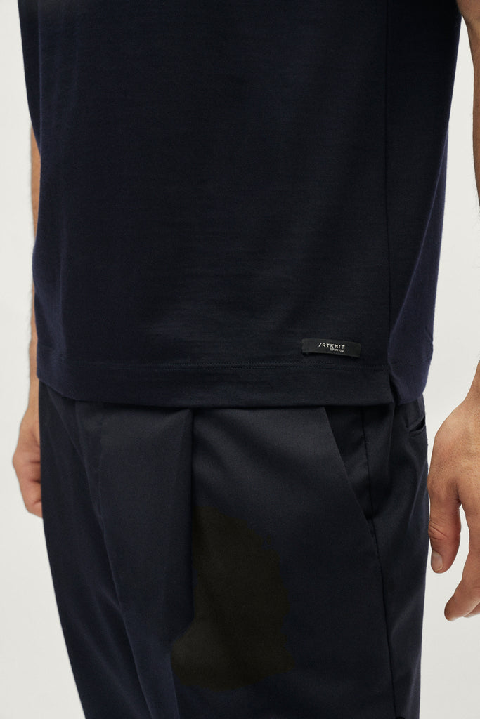 The Active Wool T-shirt - Blue