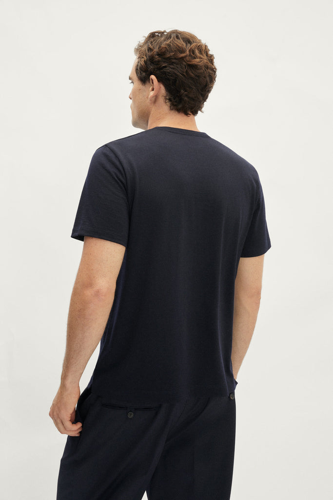 The Active Wool T-shirt - Blue