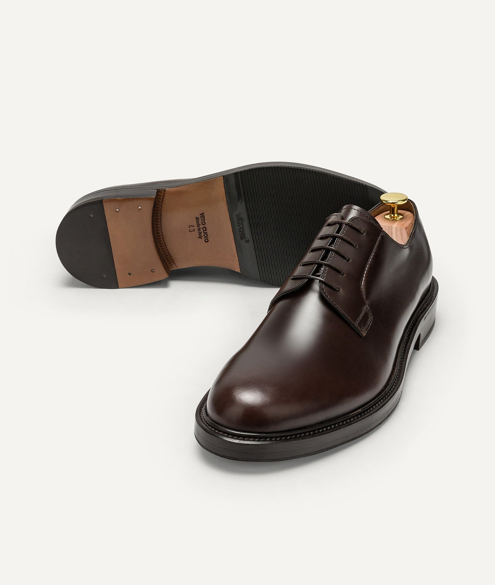 Derby in Calf Leather