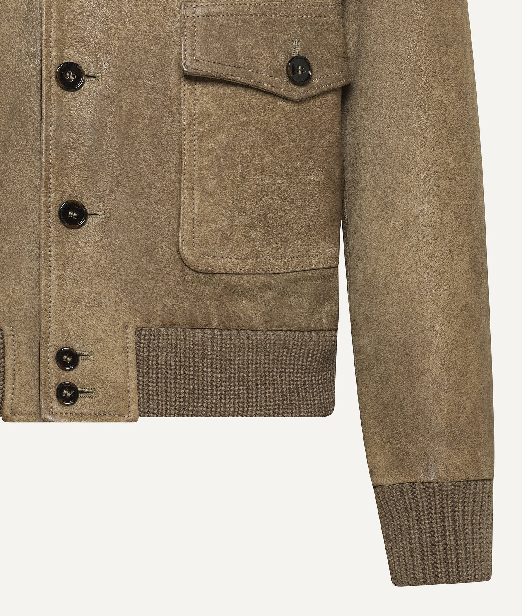 Bomber Jacket in Lamkskin