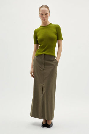 Kiwi Green | The Organic Cotton Ribbed T-Shirt