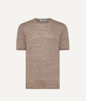 Crew Neck Shirt in Linen