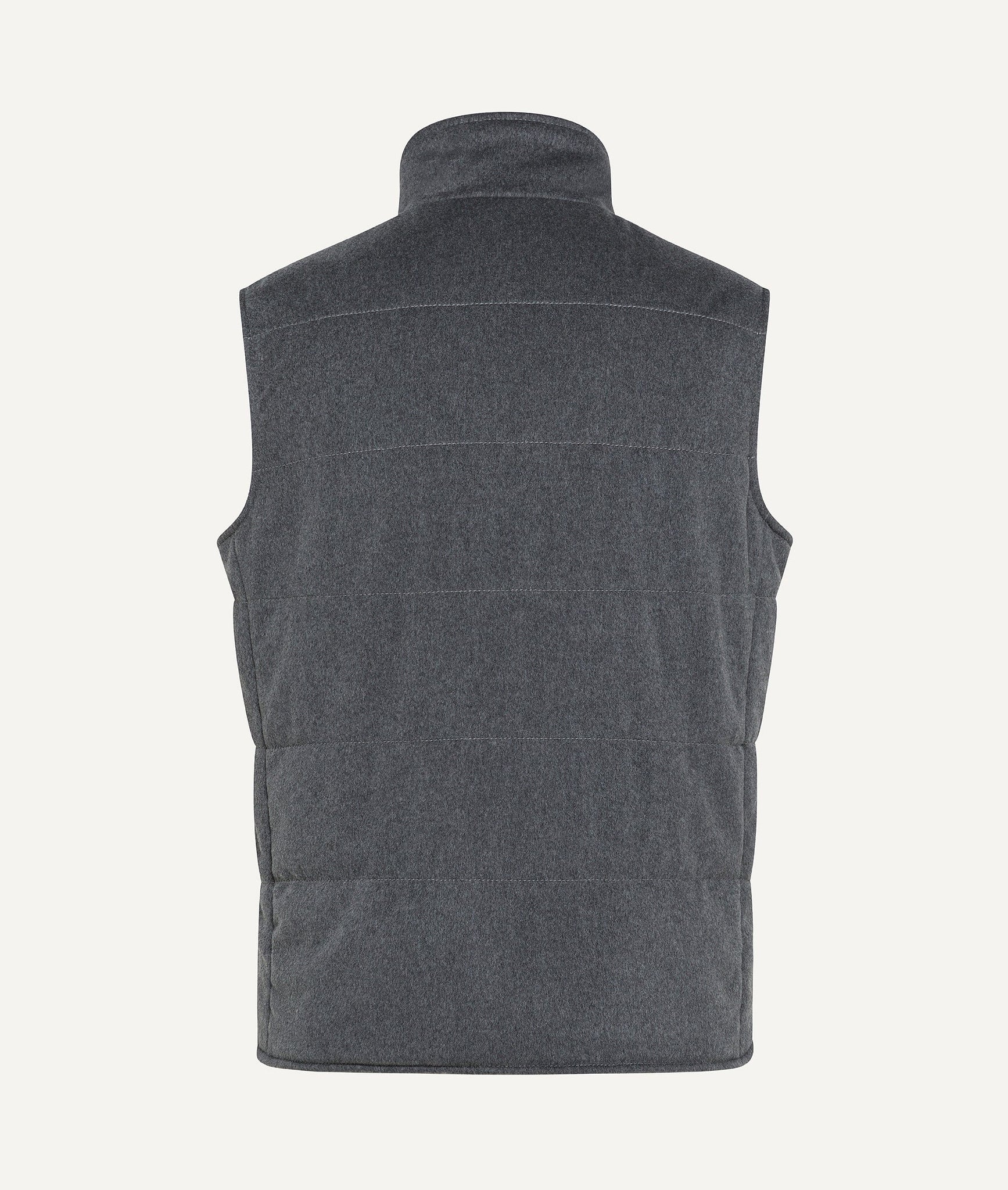 Unlined Gilet in Wool & Cashmere