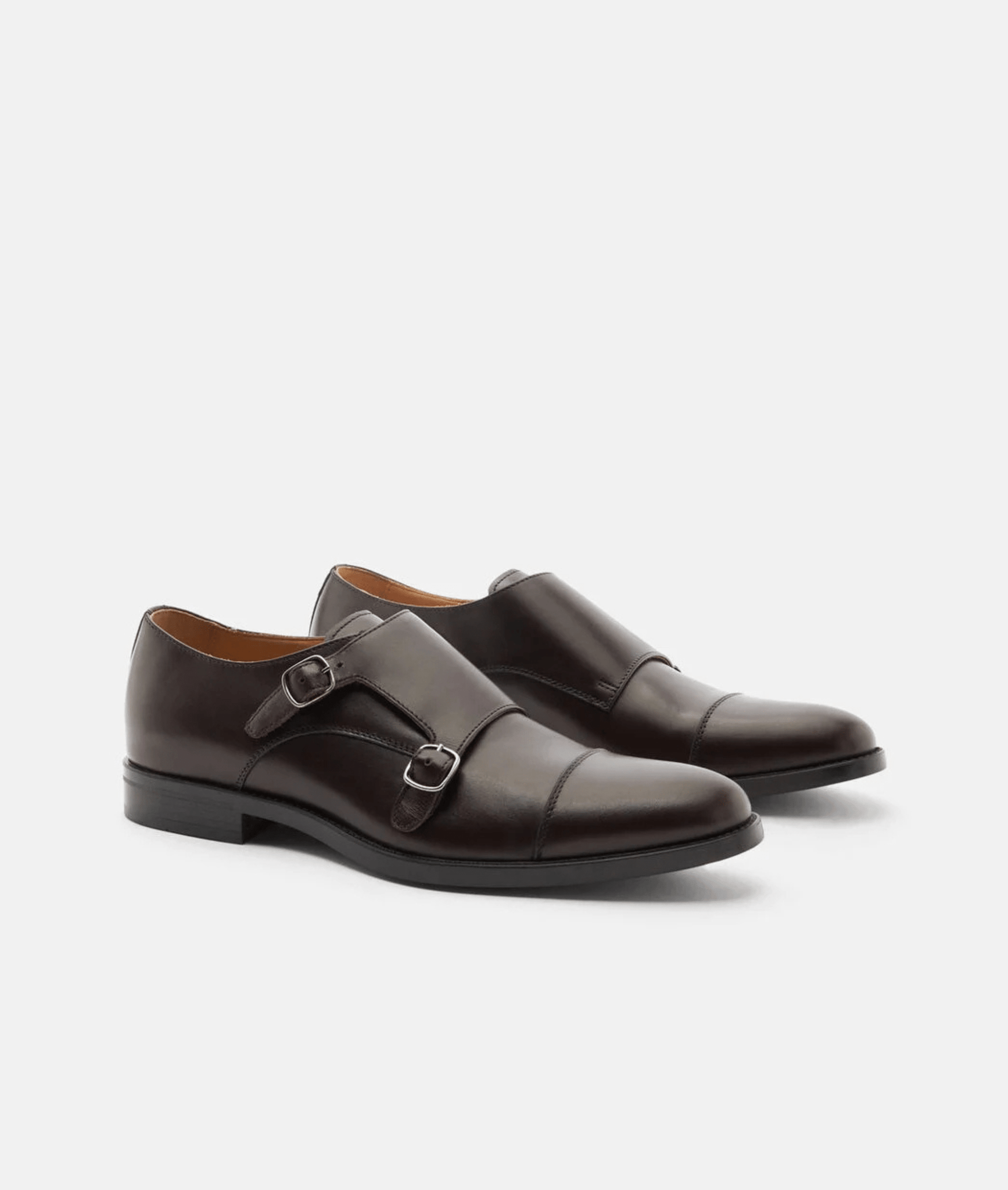 Double Monk Loafer in Kalbsleder