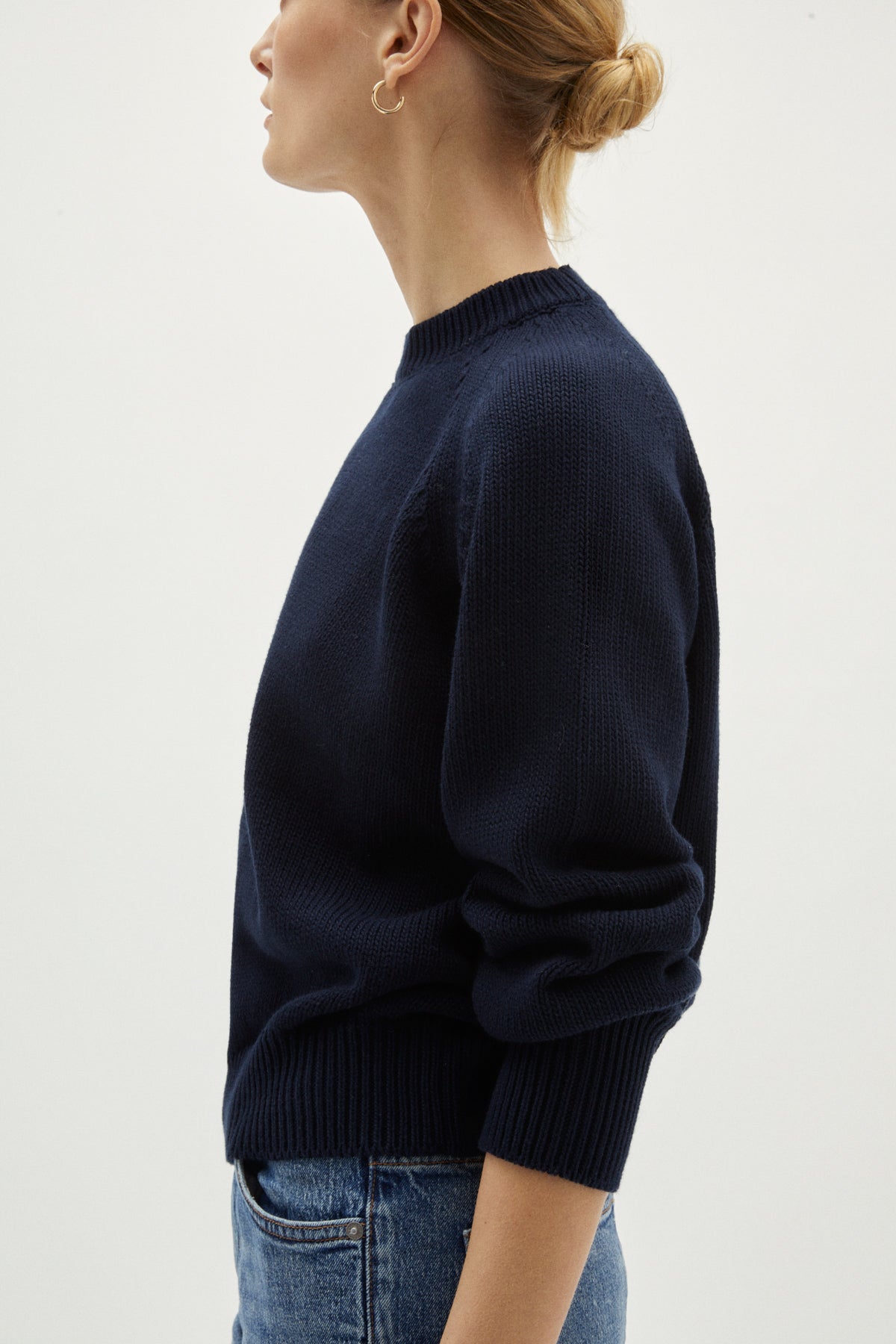 Deep Blue | The Organic Cotton Tricot Sweater