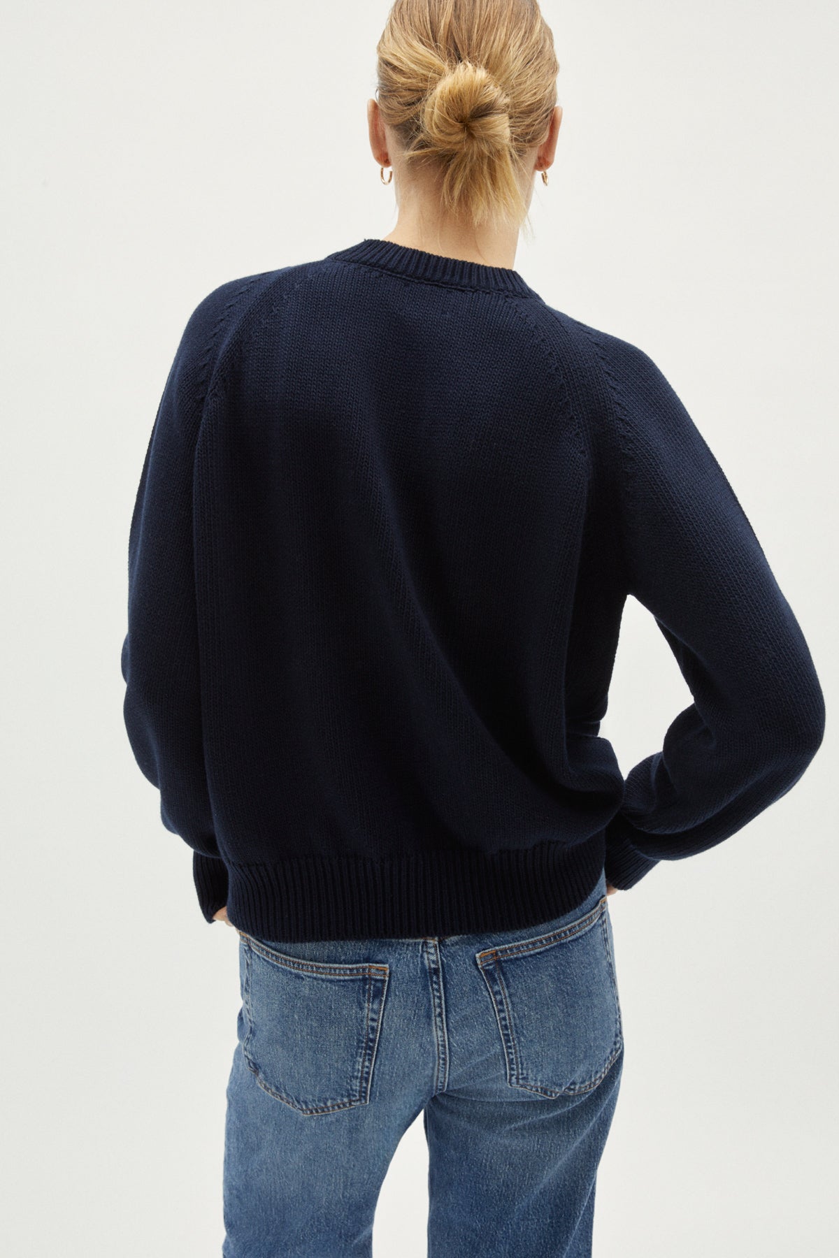 Deep Blue | The Organic Cotton Tricot Sweater