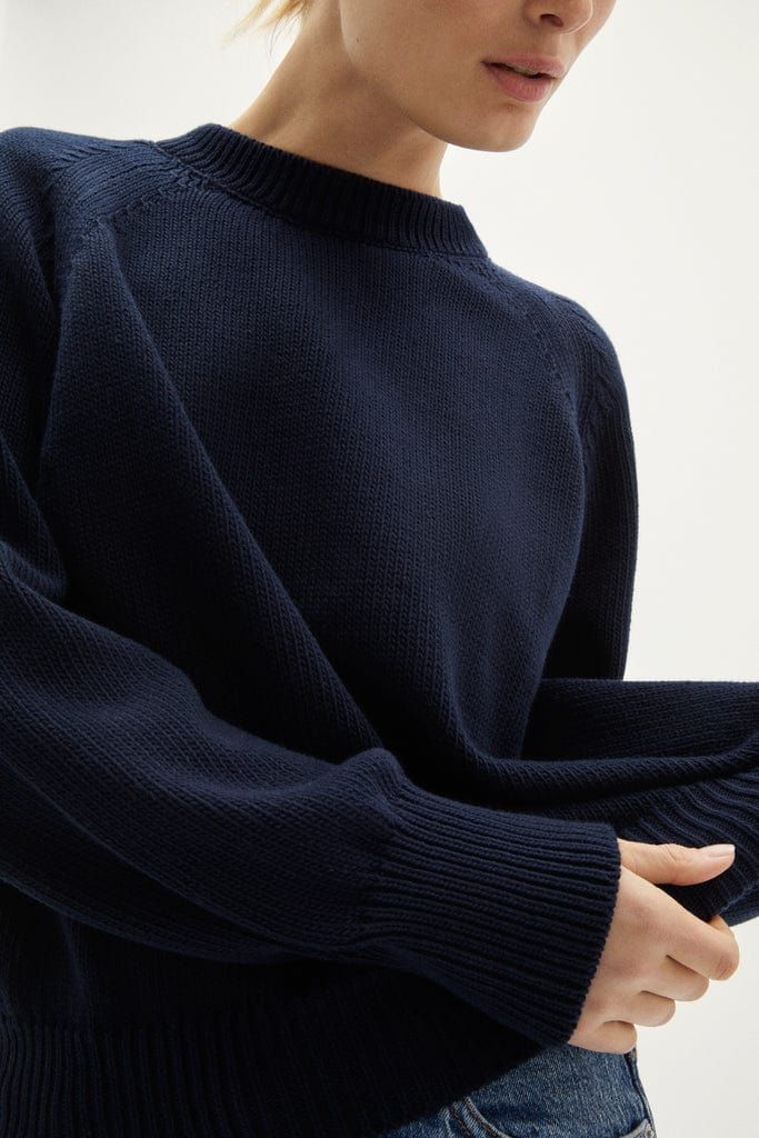 Deep Blue | The Organic Cotton Tricot Sweater