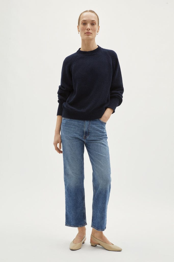 Deep Blue | The Organic Cotton Tricot Sweater