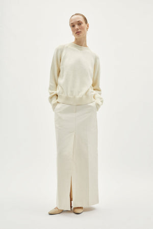 Milk White | The Organic Cotton Tricot Sweater