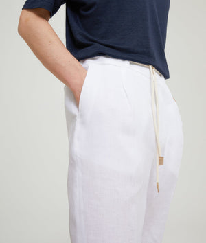 Trousers in Linen