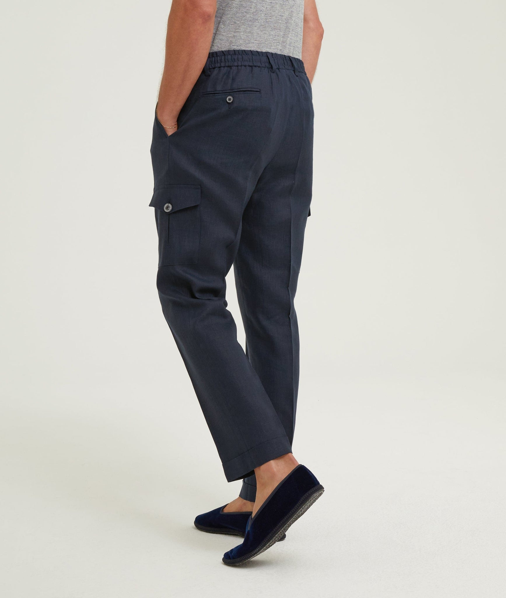 Cargo Pants in Linen