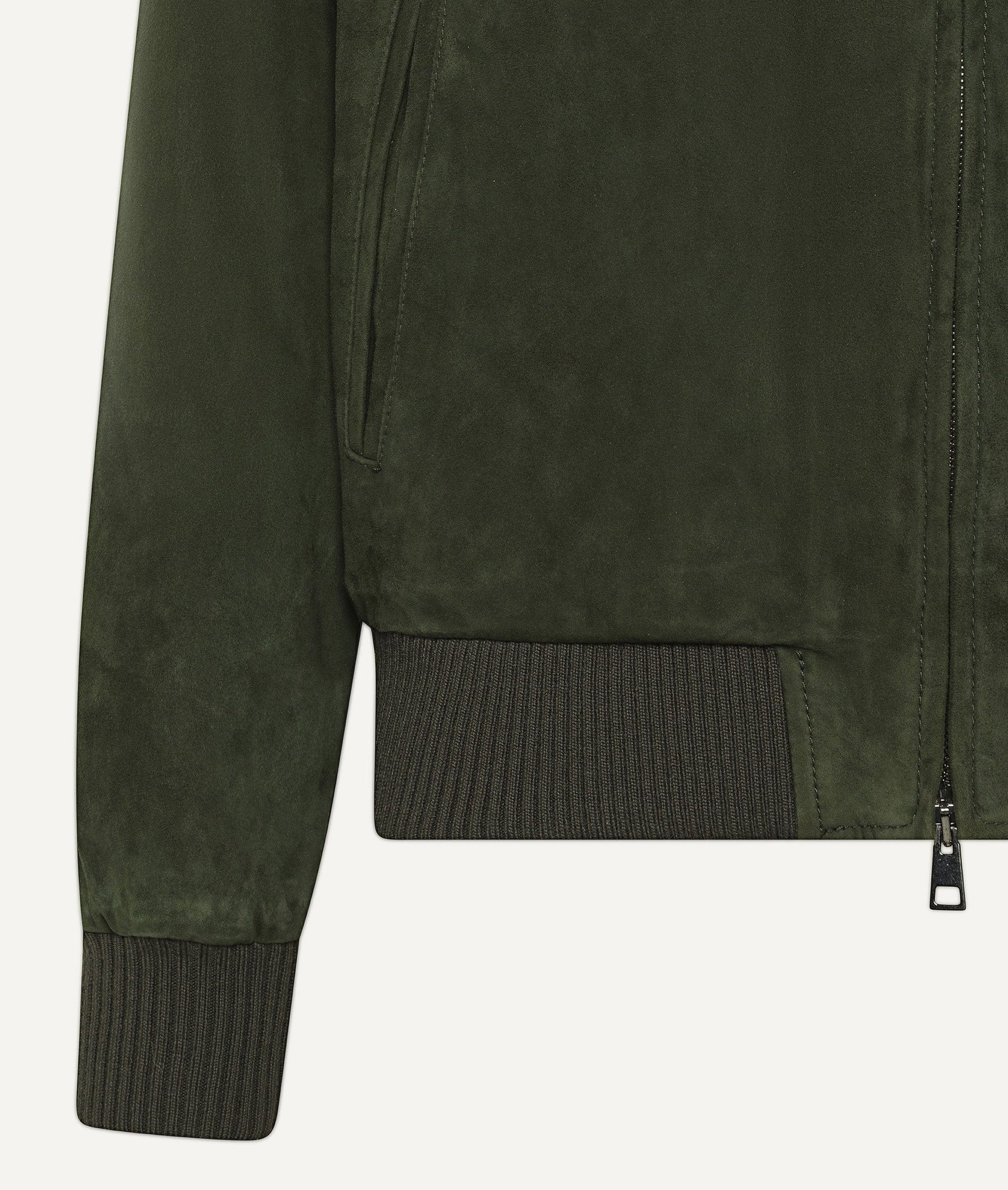 Bomber Jacket in Suede