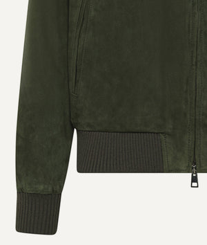 Bomber Jacket in Suede
