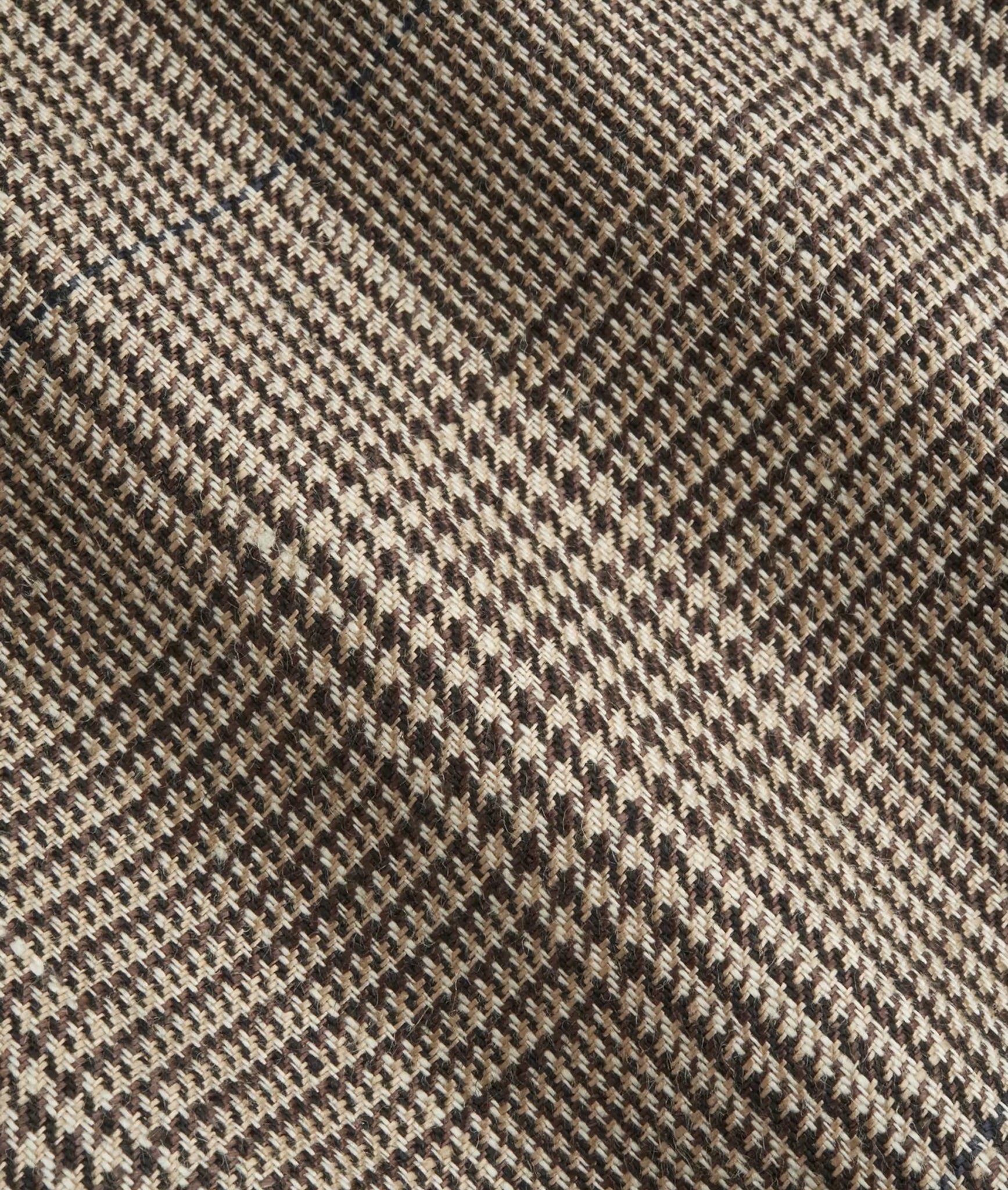 Summer Jacket in Alfred Brown Wool-Linen Blend