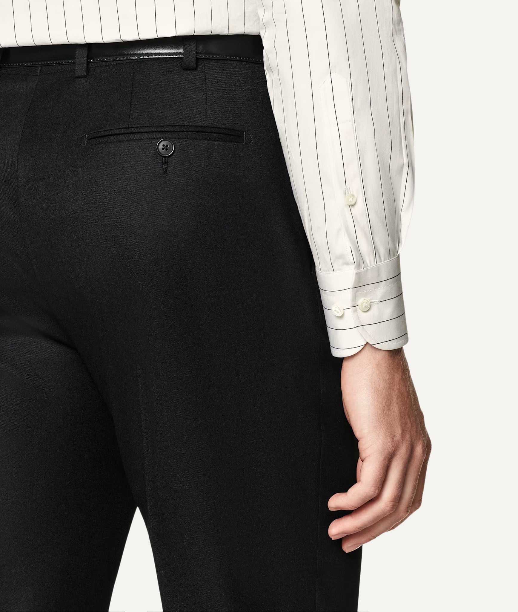 Single-Breasted Suit in Vitale Barberis Canonico Flannel Wool