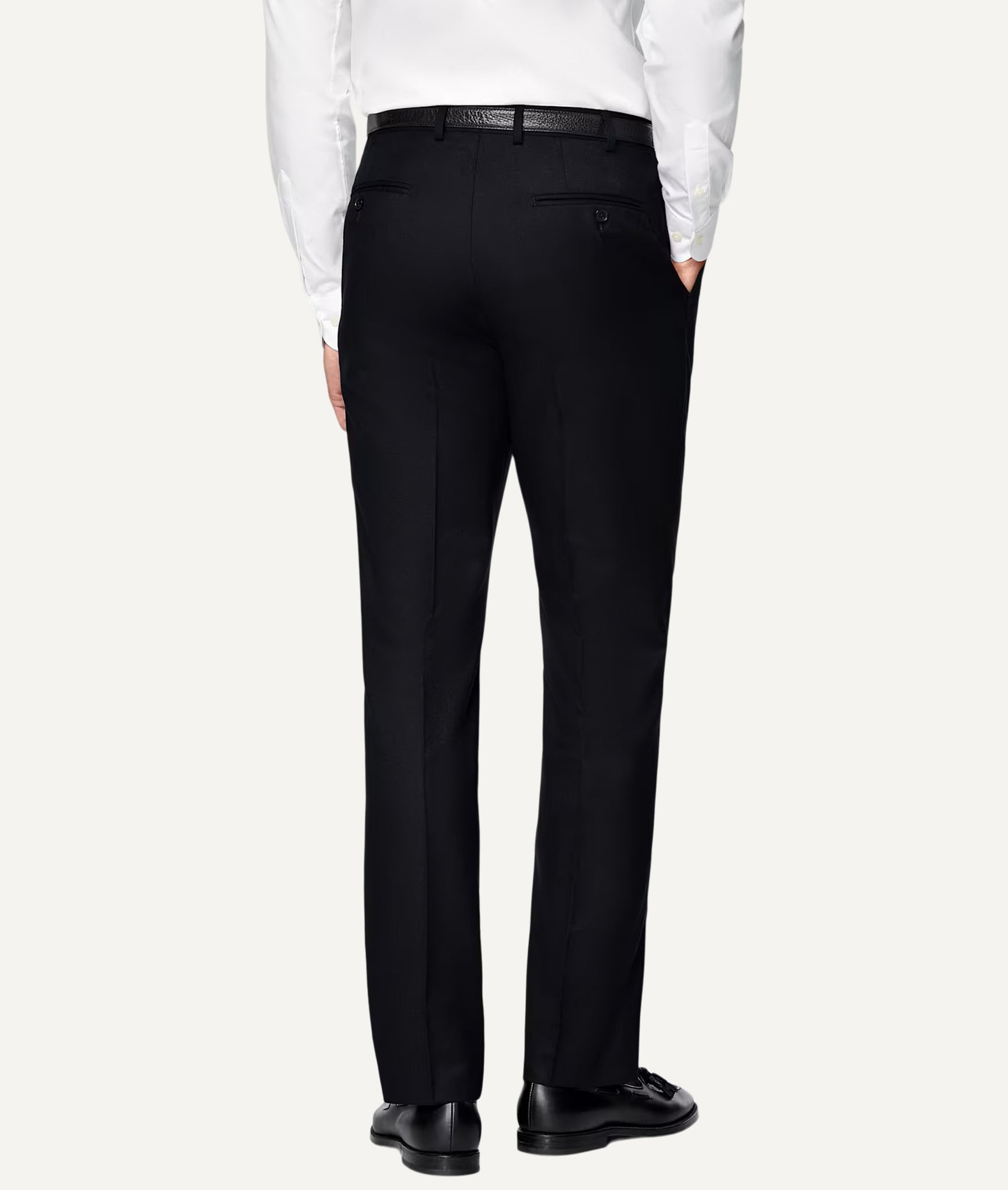 Single-Breasted Suit in Vitale Barberis Canonico Flannel Wool