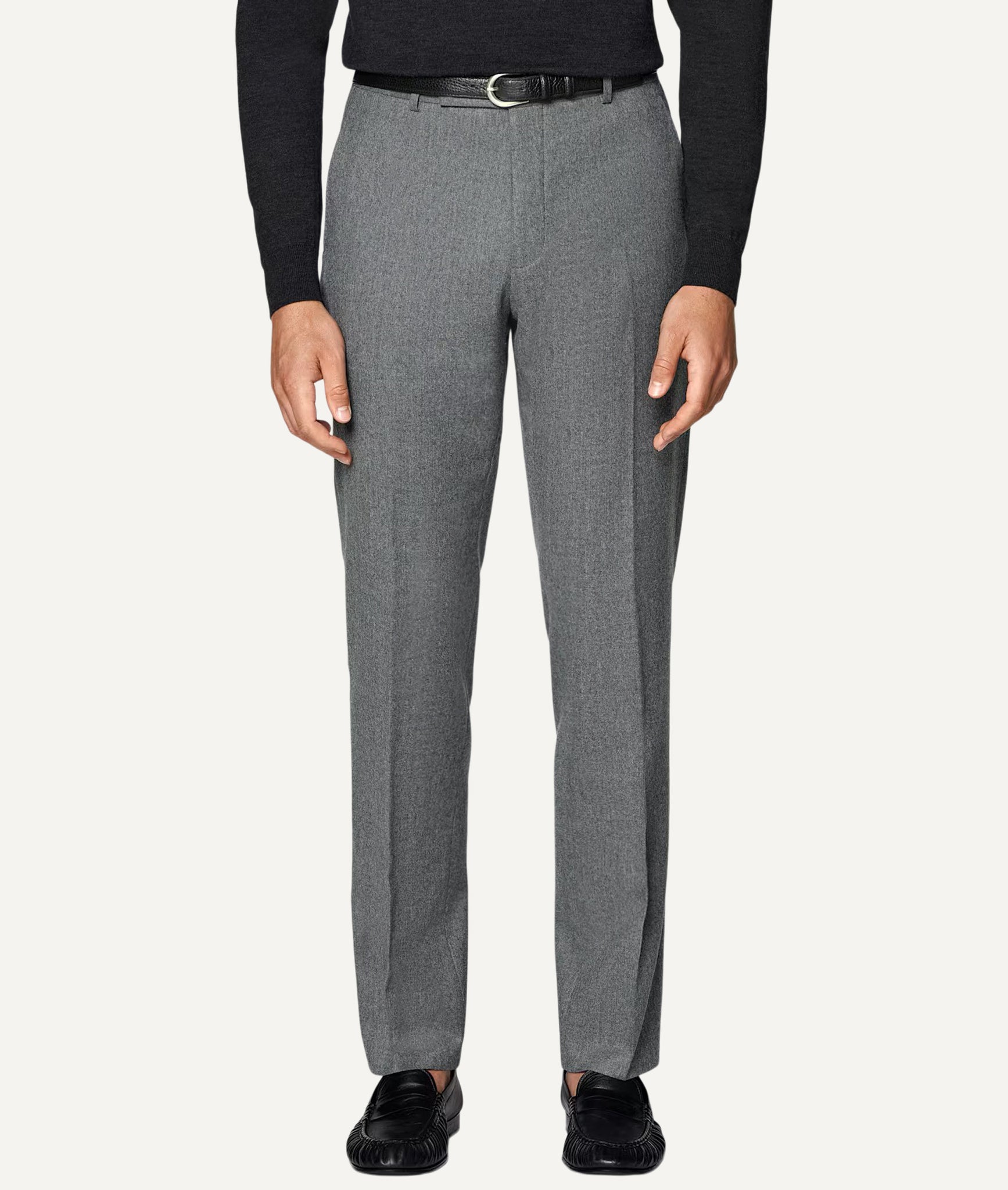 Single-Breasted Suit in Vitale Barberis Canonico Flannel Wool