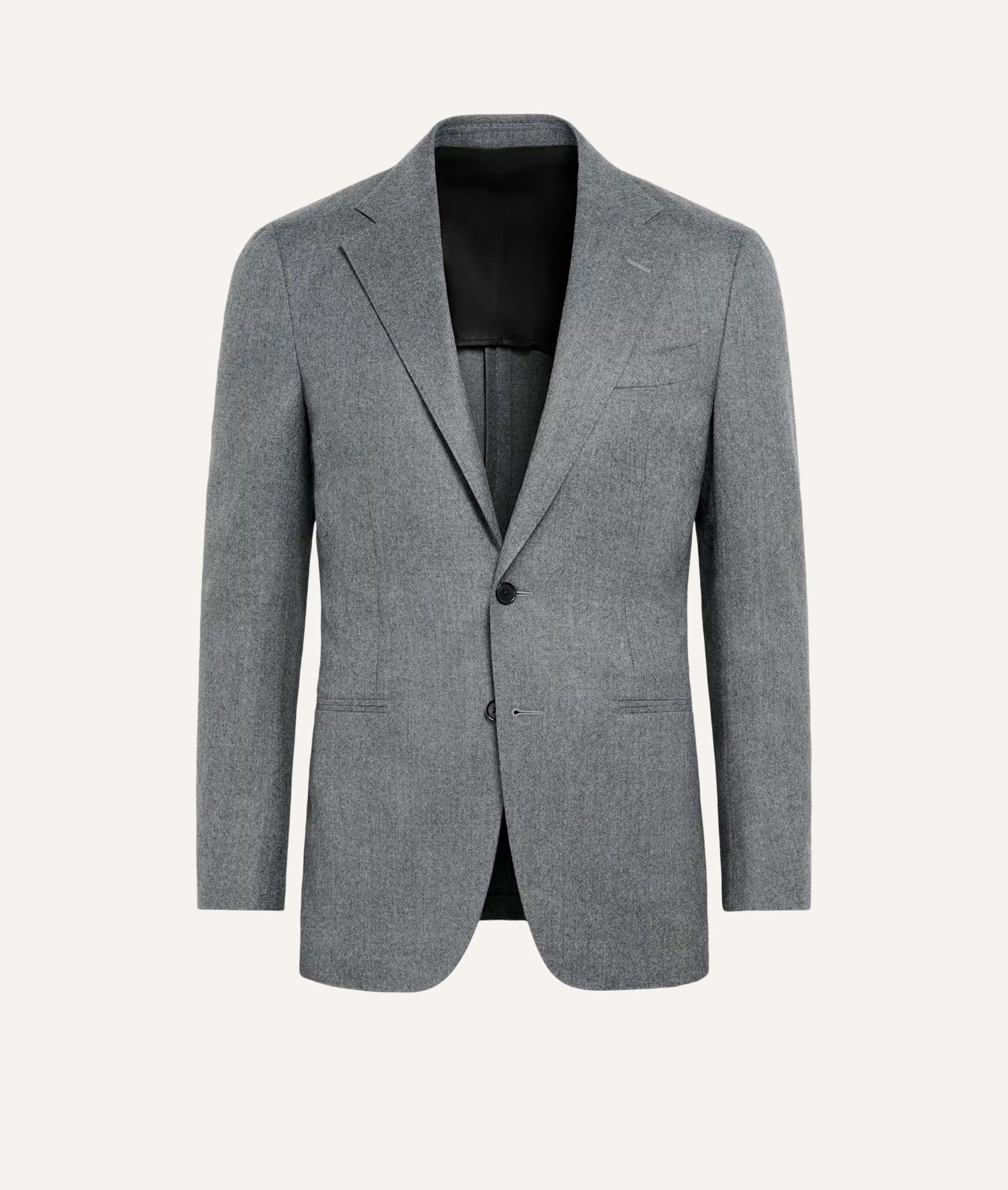 Single-Breasted Suit in Vitale Barberis Canonico Flannel Wool