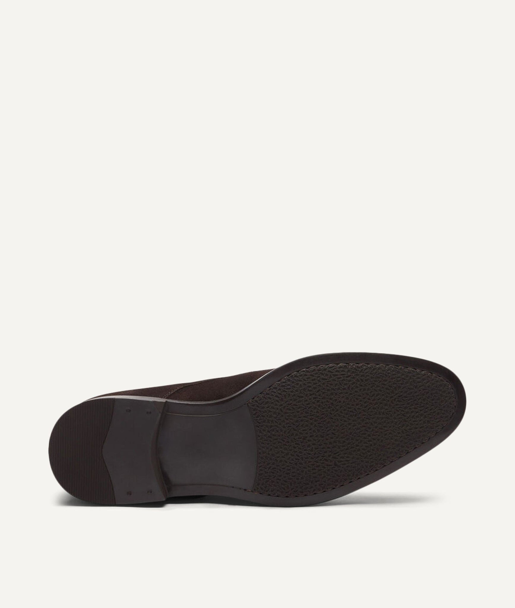 Schnür-Boot mit Cap Toe in Wildleder