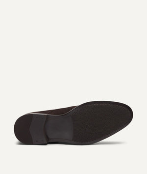 Schnür-Boot mit Cap Toe in Wildleder